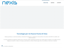 Tablet Screenshot of nexis.it